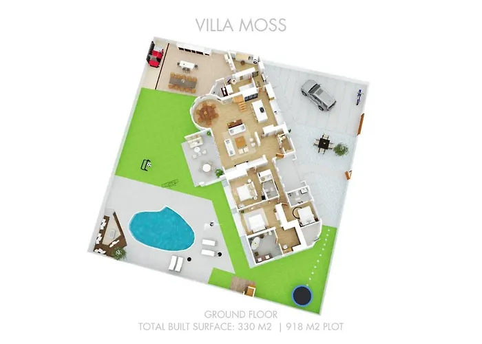 Vacation I Moss, Golf-front, Swimming-pool, Minutes From The Marina And The 빌라 *